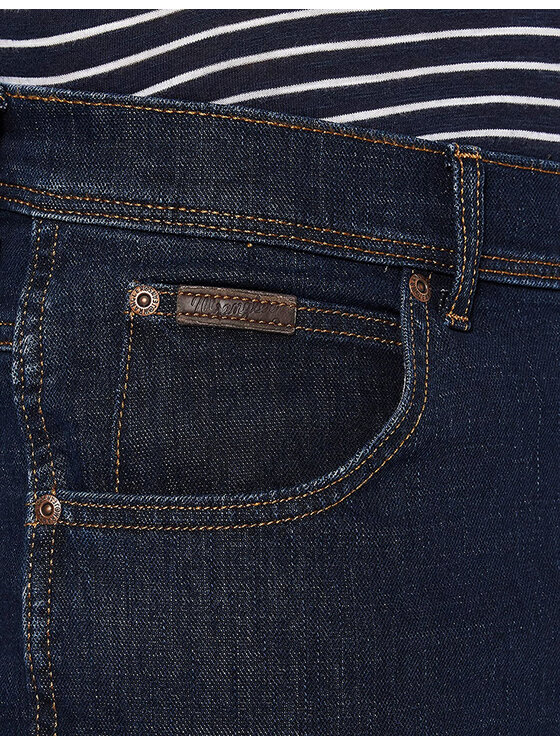 Wrangler Wrangler Jeansy Texas Granatowy Slim Fit