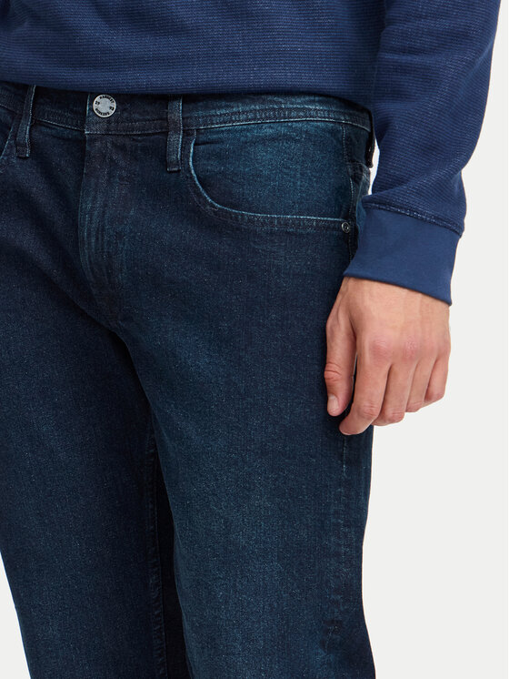 Blend Blend Jeans hlače 20717301 Mornarsko modra Slim Fit