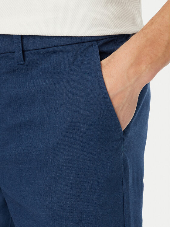 Tommy Hilfiger Tommy Hilfiger Chino nohavice Denton MW0MW42337 Modrá Straight Fit