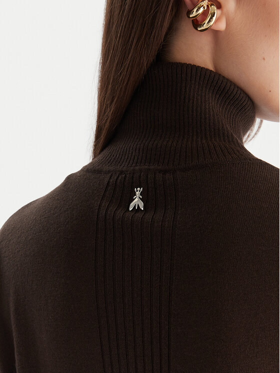 Patrizia Pepe Patrizia Pepe Поло 2K0340 KM36 Кафяв Regular Fit