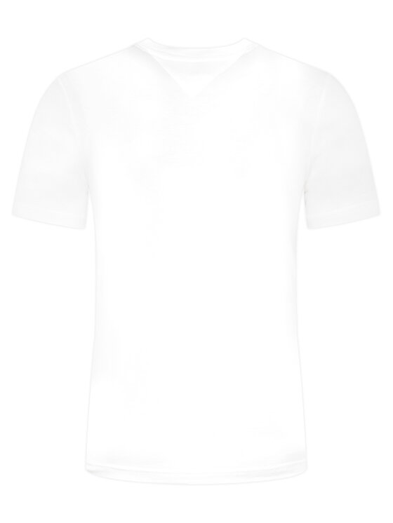 Tommy Hilfiger Tommy Hilfiger Tričko Brand Love MW0MW41456 Biela Regular Fit