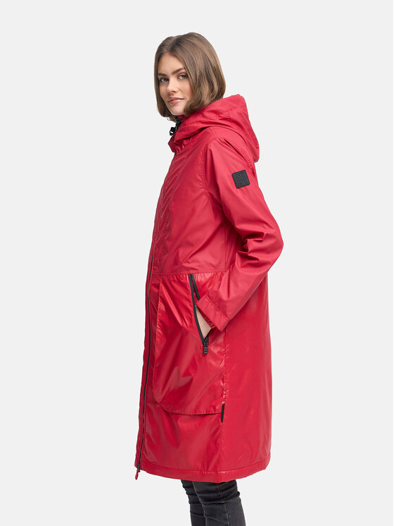 Navahoo Navahoo Kurtka przejściowa Edelumhang Czerwony Regular Fit
