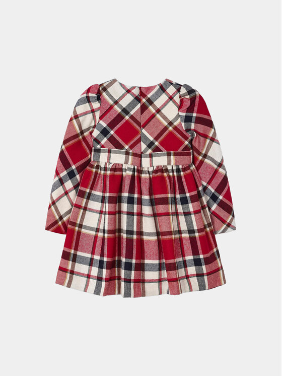 Mayoral Mayoral Eleganta kleita 4.910 Sarkans Regular Fit