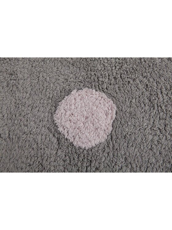 Lorena Canals Lorena Canals Dywan dziecięcy Dywan Bawełniane Topos Tricolor Grey Pink 120x160 cm Szary