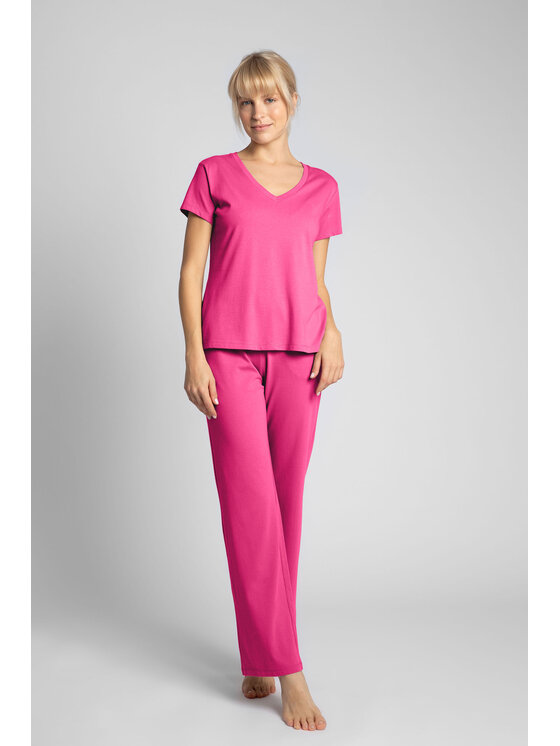 LaLupa LaLupa Piżama LA141 Fioletowy Comfort Fit