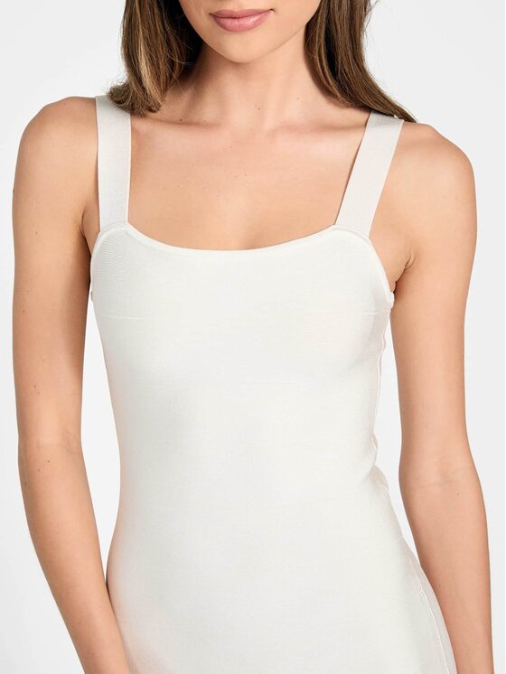 Guess Guess Každodenní šaty 180577 Bílá Classic Fit