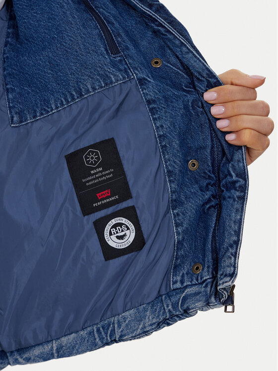 Levi's® Levi's® Kurtka puchowa Western Bubble 003MD-0000 Niebieski Relaxed Fit