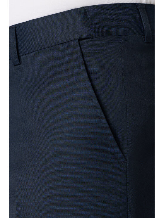 Lancerto Lancerto Garnitur Cabra GA073126000017 Granatowy Slim Fit