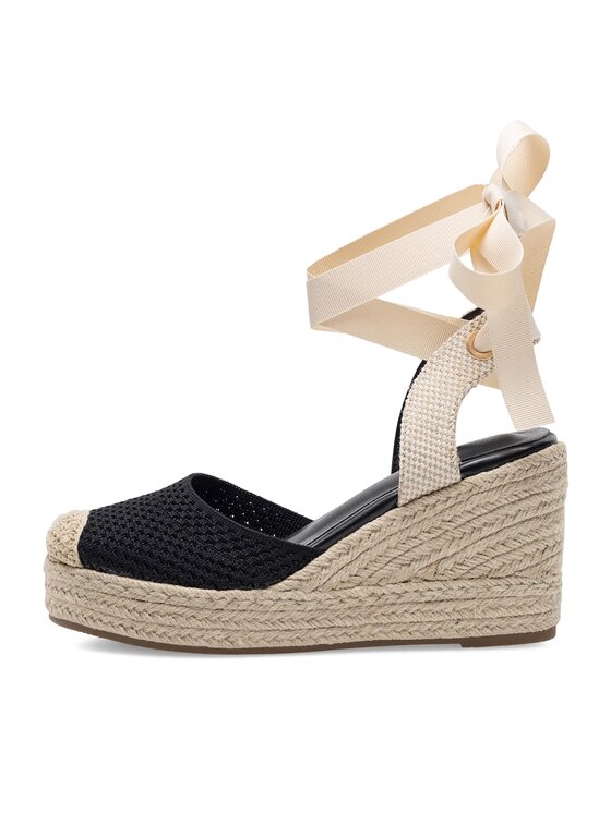 DeeZee DeeZee Espadryle WS2509-001 Czarny