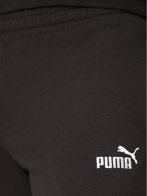 Puma Puma Teplákové kalhoty Ess No. 1 Logo 682608 Černá Regular Fit