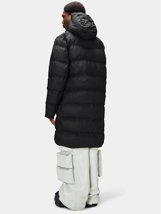 Rains Rains Μπουφάν χειμωνιάτικο 15130 Μαύρο Regular Fit