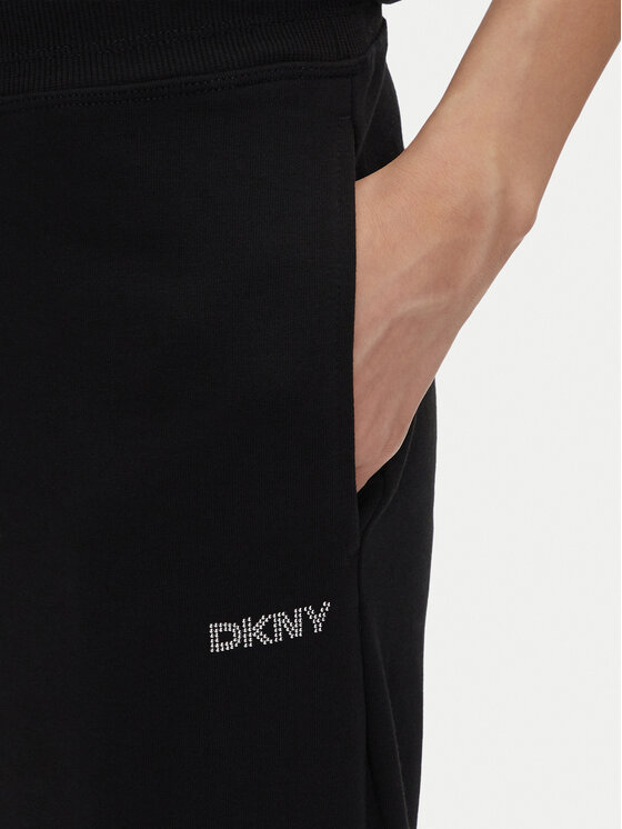 DKNY Sport DKNY Sport Melegítő alsó DP5P3624 Fekete Regular Fit