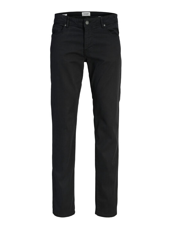 Jack & Jones Jack & Jones Spodnie materiałowe Clark Finn 12293328 Czarny Regular Fit
