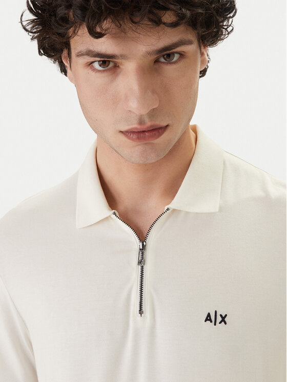 Armani Exchange Armani Exchange Polokošeľa XM002372 AF21936 U0009 Biela Regular Fit