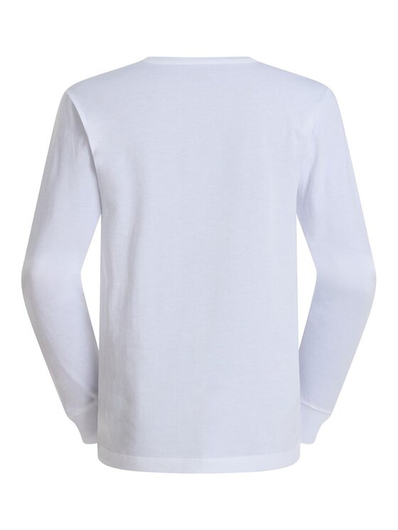 The North Face The North Face Majica dugih rukava Evolution Simple Dome L/S Tee Bijela Regular Fit