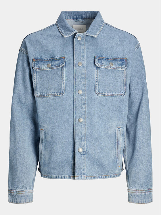 Jack & Jones Jack & Jones Geacă de blugi Chase 12250086 Albastru Loose Fit