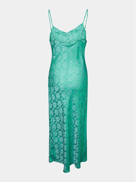 YAS YAS Sukienka koktajlowa Dinella 26031859 Zielony Regular Fit