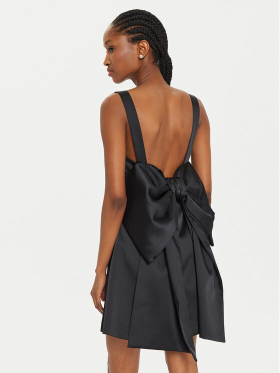 ViCOLO ViCOLO Rochie cocktail TS0319 Negru Slim Fit