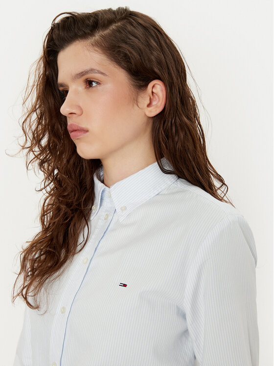 Tommy Jeans Tommy Jeans Cămașă DW0DW19890 Albastru celest Regular Fit