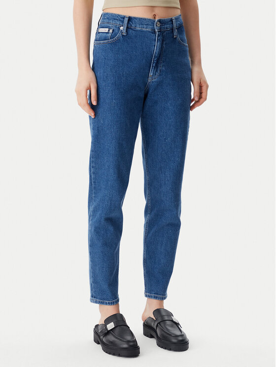 Calvin Klein Jeans Calvin Klein Jeans Blugi J20J225505 Albastru Mom Fit