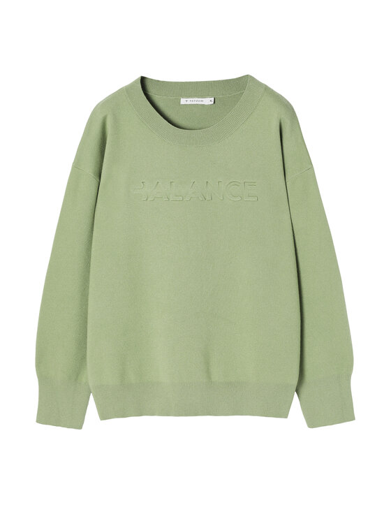 TATUUM TATUUM Sweter BALAMI Zielony Classic Fit