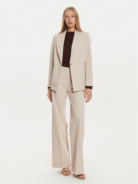 Maryley Maryley Sakko 24IB187/M05 Écru Regular Fit