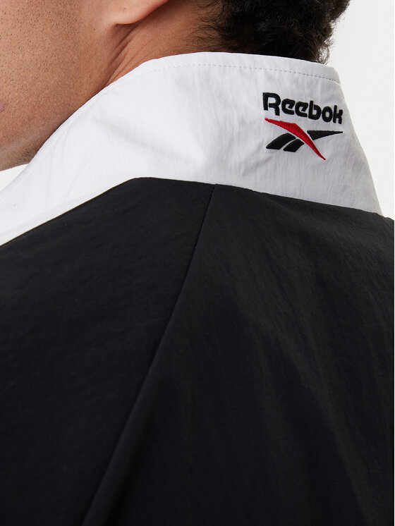 Reebok Reebok Majica dugih rukava Bailham RK25551CCM Crna Relaxed Fit