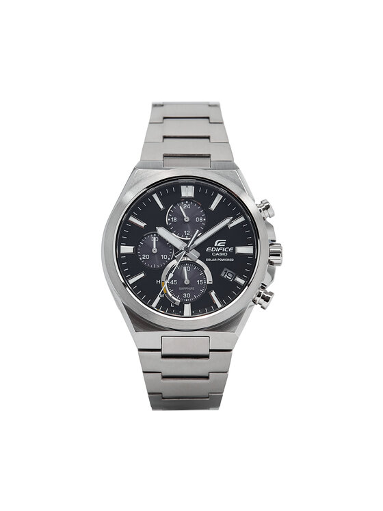 Casio Pulkstenis Edifice Solar Powered Chronograph EFS-S630D-1AVUEF Sudraba