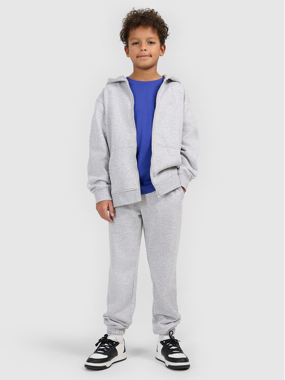 4F 4F Spodnie dresowe BASIC+ Szary Oversize