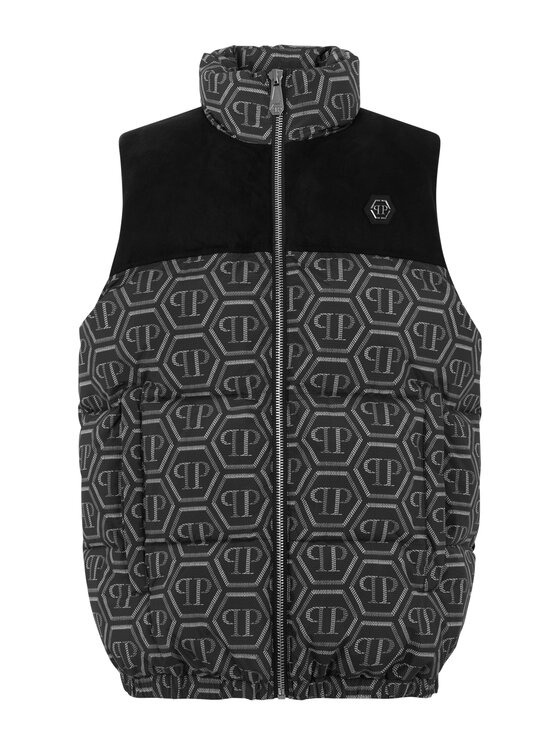 PHILIPP PLEIN PHILIPP PLEIN Gilet 31190 Nero Regular Fit