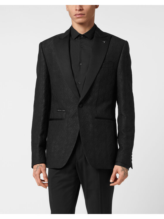 PHILIPP PLEIN PHILIPP PLEIN Giacca da abito 25475 Nero Fitted Fit