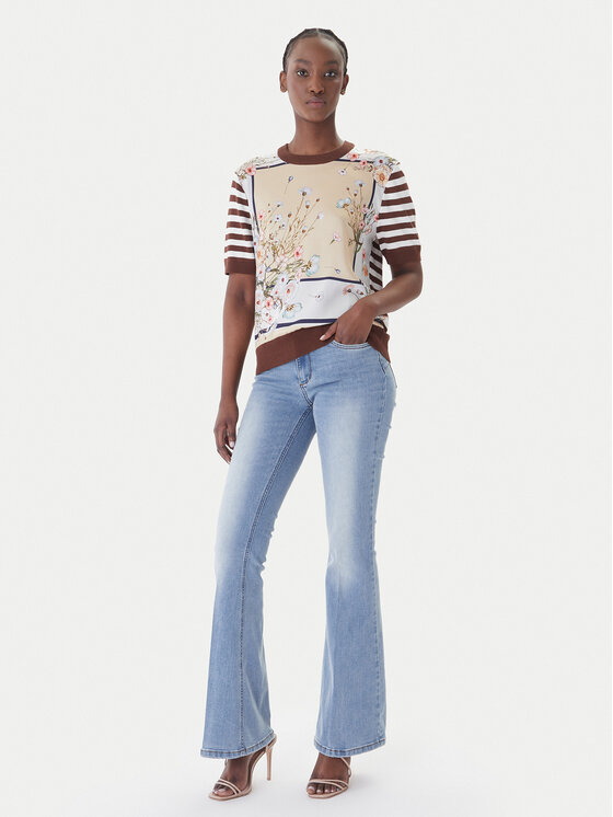 Liu Jo Liu Jo Jeans hlače UA6015 D0318 Modra Flare Fit