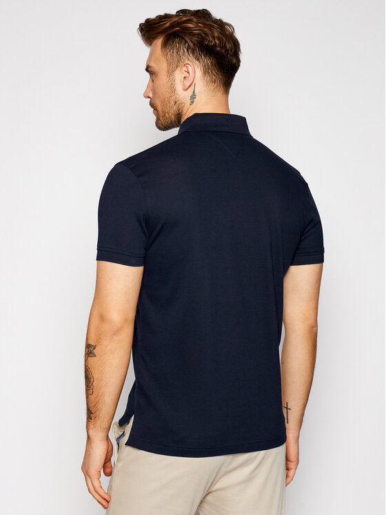 Tommy Hilfiger Tommy Hilfiger Polokošeľa 1985 MW0MW17770 Tmavomodrá Regular Fit