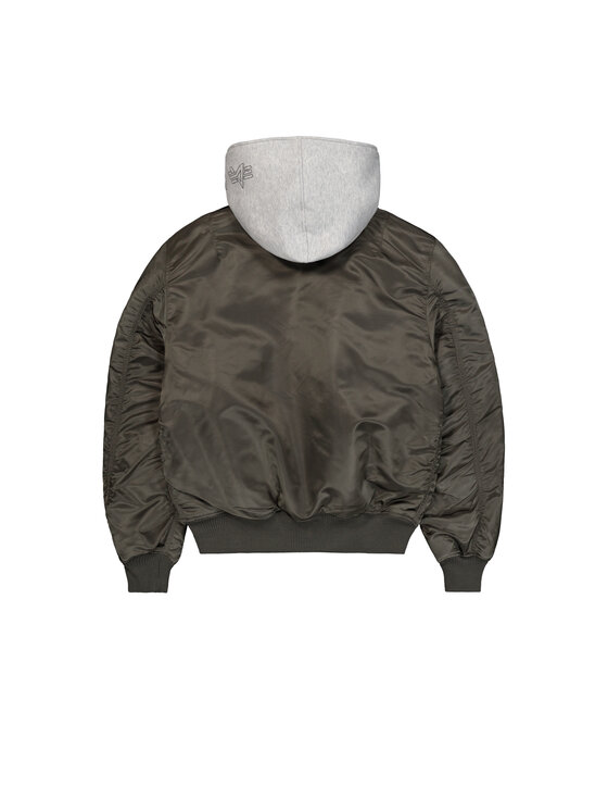Alpha Industries Alpha Industries Kurtka bomber AI.183110-04-XL Szary Slim Fit