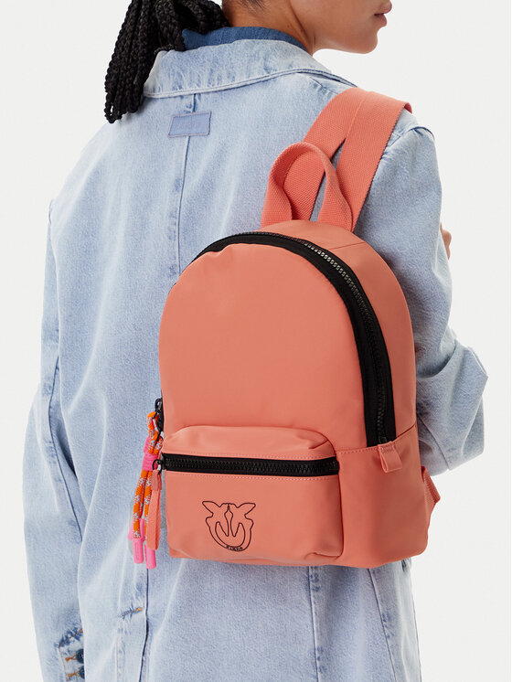 PINKO PINKO Nahrbtnik Backpack Travel PE 25 PLTT 105114 A29U Koral
