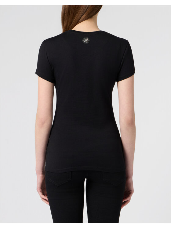 PHILIPP PLEIN PHILIPP PLEIN T-Shirt 31070 Černá Skin Tight Fit