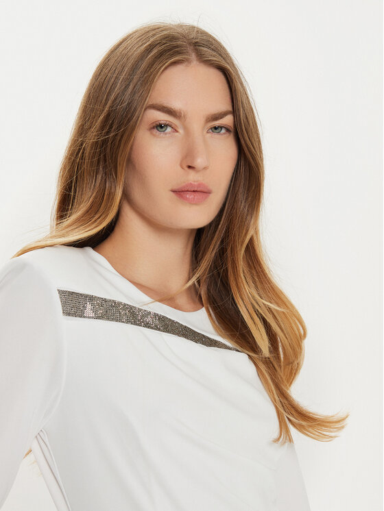 Rinascimento Rinascimento Palaidinė CFC0121171003 Balta Regular Fit