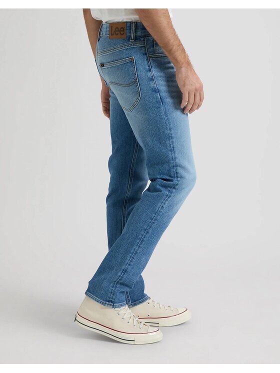 Lee Lee Jeansy RIDER Niebieski Slim Fit