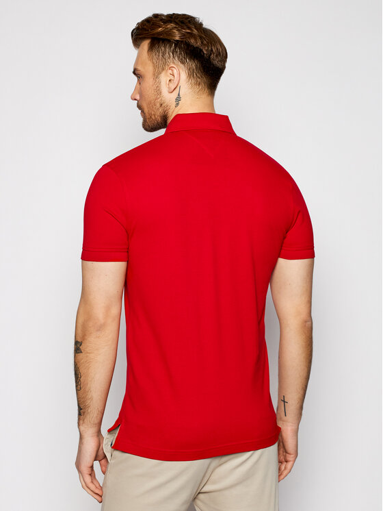 Tommy Hilfiger Tommy Hilfiger Polokošile 1985 MW0MW17770 Červená Regular Fit