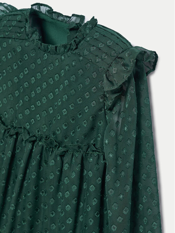 Abel & Lula Abel & Lula Vsakodnevna obleka 5526 Zelena Regular Fit