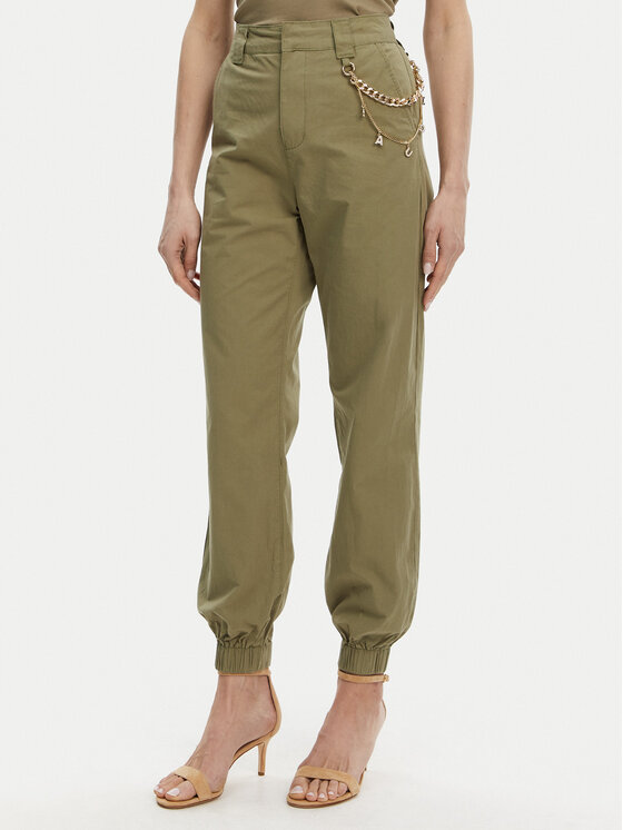 Gaudi Gaudi Joggers kalhoty 511BD25027 Zelená Regular Fit