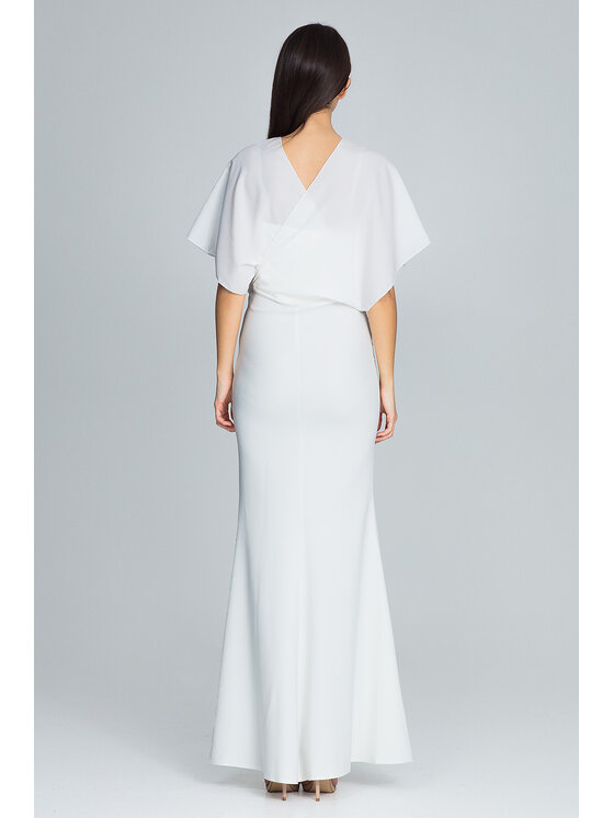 FIGL FIGL Sukienka M577 Écru Regular Fit