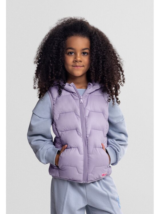 minoti minoti Kamizelka 30GILET153 Fioletowy Regular Fit