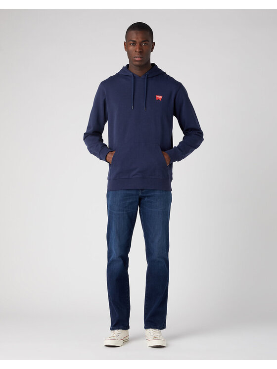 Wrangler Wrangler Bluza SIGN Fioletowy Regular Fit