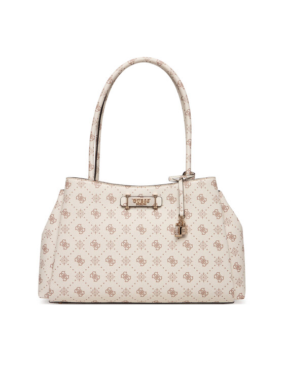 Guess Guess Táska Carrie Logo HWGP98 98220 Ekru