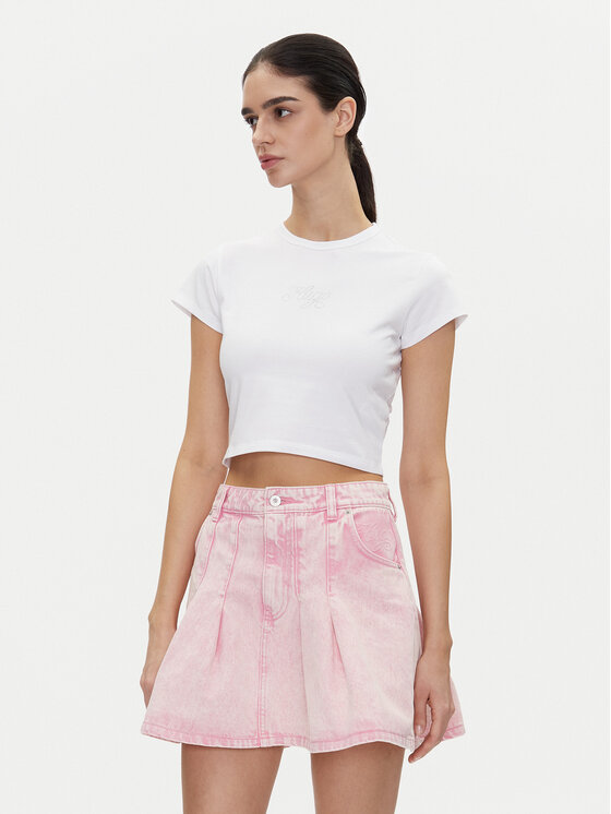 HUGO HUGO Marškinėliai Dome_B 50537247 Balta Slim Fit