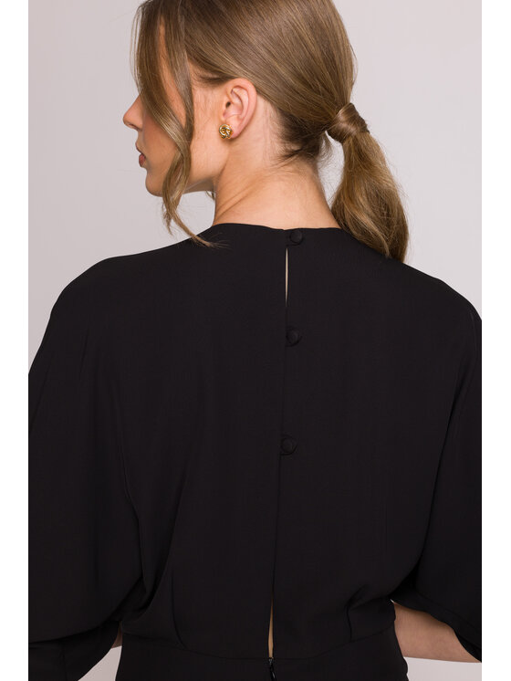 Stylove Stylove Overal S395 Černá Sexy Straight Fit