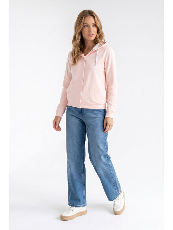 FIGL FIGL Narzutka M1370 Różowy Loose Fit