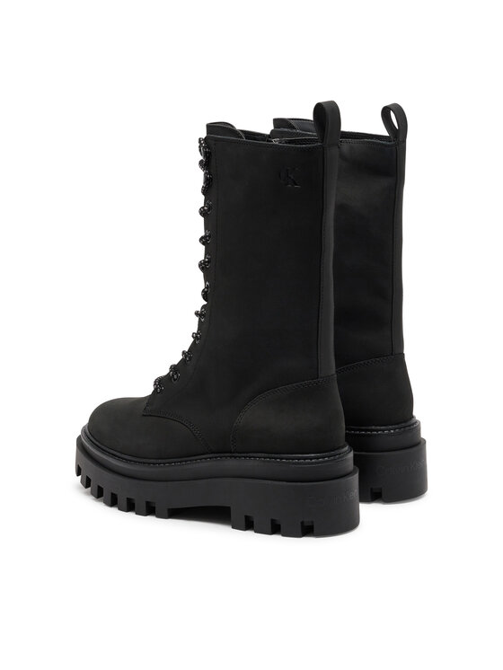 Calvin Klein Jeans Calvin Klein Jeans Schnürstiefeletten YW0YW01683 Schwarz