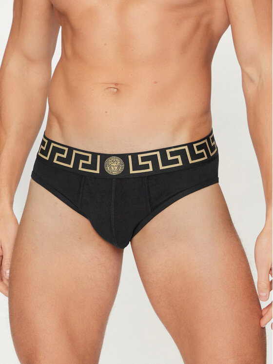 Versace Versace Набір з 3 пар сліпів AU10327 1A10011 Кольоровий